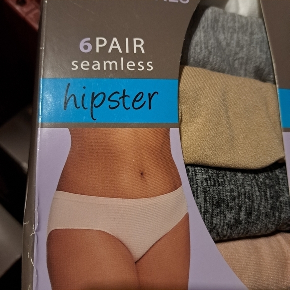 Secret Treasures women's size 4X hipster panties 6 pack, seam free, 479-6 - Picture 4 of 4